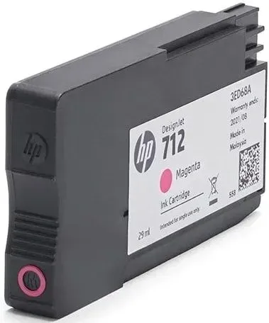 Картридж Cartridge HP 712 для DJ T230/T630/T650/Studio, пурпурные, тройная упаковка 3ED68A (3*29мл)