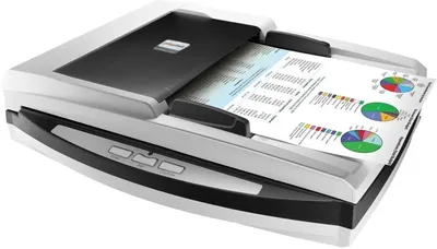 Сканер Plustek - SmartOffice PL3060, A4, сканер: планшетный/протяжный, 32стр/мин, USB, 24bit, цвет серый, 0294TS