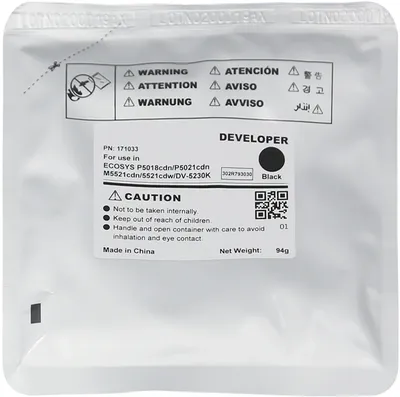Девелопер CET CET171033, для Kyocera ECOSYS, Black, 94г
