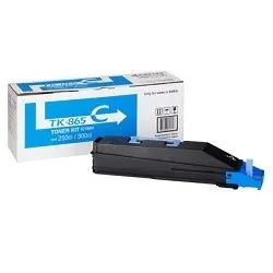 Тонер-картридж Kyocera TK-865C, голубой, 12000стр