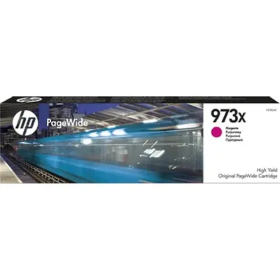 F6T82AE - 973X Magenta Original PageWide Cartridge for PageWide Pro 452/477 MFP, up to 7000 pages