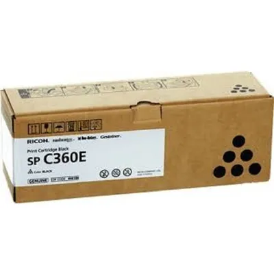 Картридж Ricoh 408188, SP C360E, черный, 2500 стр.