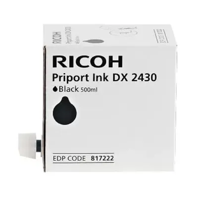 Чернила Ricoh 817222, тип 2430, черные, 500 мл