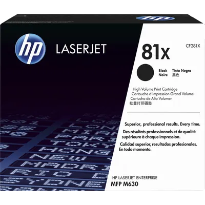 Тонер-картридж HP 81X Black для LJ Enterprise M605n/M605dn/M605x/M606dn/M606x/M630dn/h/f/z/M605dnm (25000 стр) ( CF281X )
