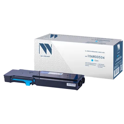 Картридж лазерный NVPrint совместимый NV-106R03534 Cyan для Xerox VersaLink C400/C405 (8000k)