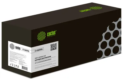 -/ Картридж лазерный Cactus CS-Q6001A Q6001A голубой (2000стр.) для HP CLJ 1600/2600N/M1015/M1017