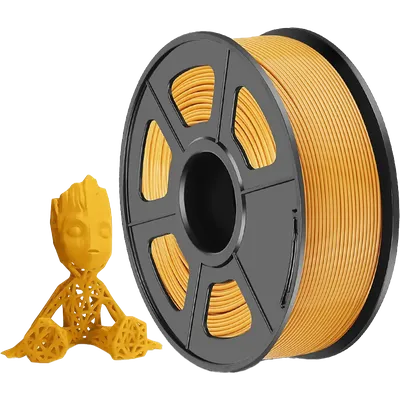 NV-3D-PLA-P-GOLD Филамент NVPRINT PLA+  Gold для 3D печати диаметр 1.75мм  длина 330 метров  масса 1 кг