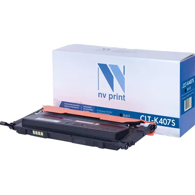 Картридж лазерный NV Print NV-CLTK407SBk, Black, для Samsung CLP 320/325