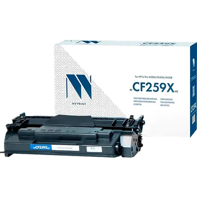 NV Print CF259X Тонер-картридж для HP Laser Jet Pro M304/M404n/dn/dw/MFP M428dw/fdn/fdw, 10K (без чипа, без гарантии)