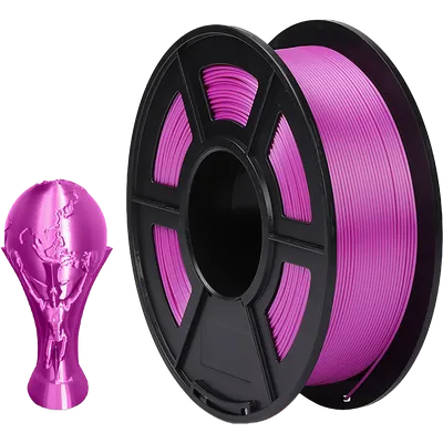 NV-3D-SILK-PLA-P-PURPLE Филамент  Silk PLA+ Purple для 3D печати диаметр 1.75мм  длина 330 метров  масса 1 кг