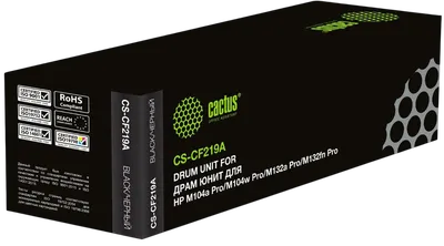 Блок фотобарабана CACTUS CS-CF219A, черный, 12000стр