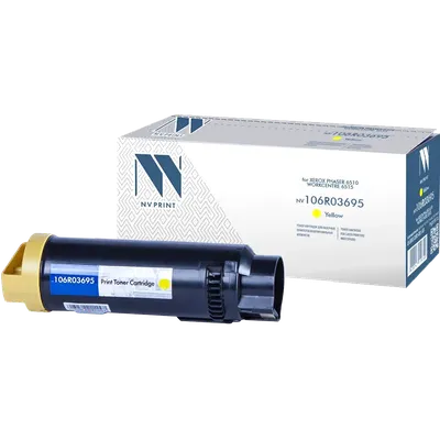 Картридж лазерный NVPrint совместимый NV-106R03695 Yellow для Xerox Phaser 6510/WorkCentre 6515 (4300k)