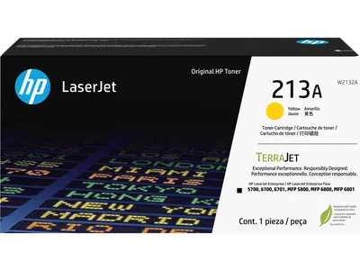 W2132A - HP 213A Yellow Original LaserJet Toner Cartridge для HP LaserJet Enterprise SFP 5700, 6700, MFP 5800, 6800