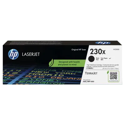 W2300X - HP 230X Black Original LaserJet Toner Cartridge для HP Color LaserJet Pro 4203 MFP 4303