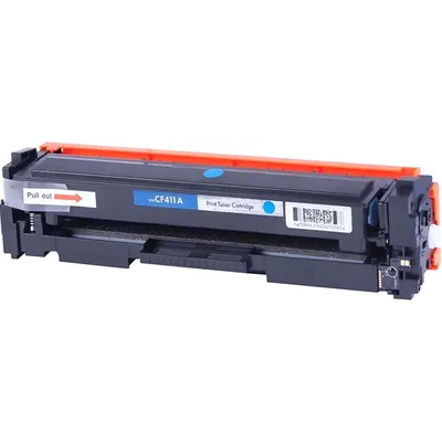 Картридж лазерный NV Print NV-CF411AC, для HP Color LaserJet Pro, голубой, 2300 стр.