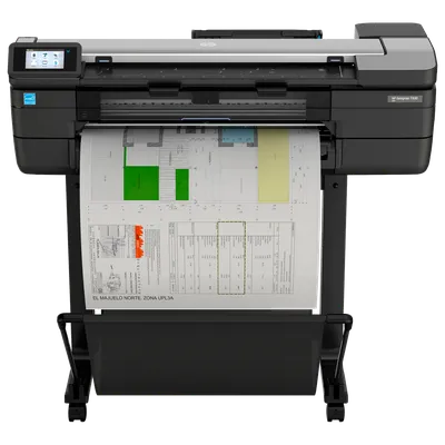 МФУ HP DesignJet T830 (А1, 24", 4-х цветная, 2400x1200dpi,1 Гб, USB/ Ethernet/Wi-Fi) F9A28D