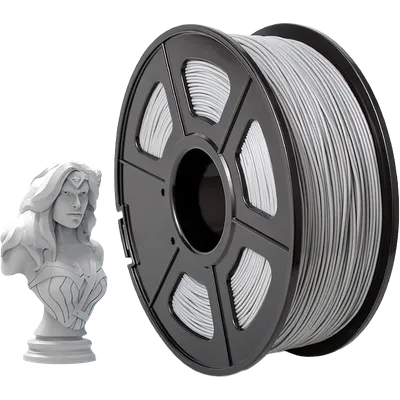 -/ Филамент NVPRINT ABS Grey для 3D печати диаметр 1.75мм  длина 330 метров  масса 1 кг