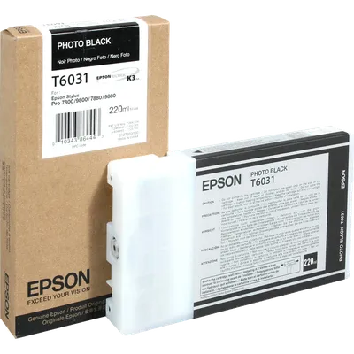Картридж струйный Epson C13T603100 черный (220 мл) для Epson Sty Pro 7800/9800/7880/9880