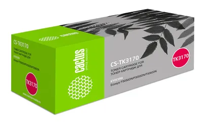 Картридж лазерный CACTUS CS-TK3170 черный ((15500стр.) для Kyocera Ecosys P3050dn/P3055dn/P3060dn) (CS-TK3170)