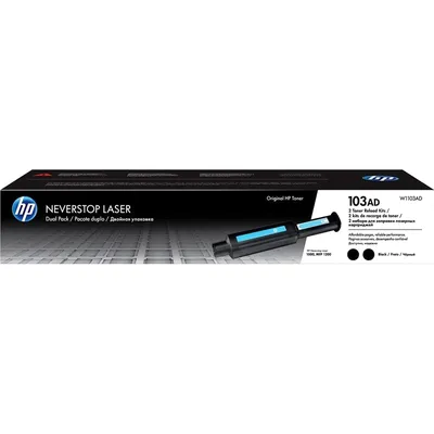 Тонер HP W1103AD, черный, 2шт, 5000стр, для Neverstop Laser