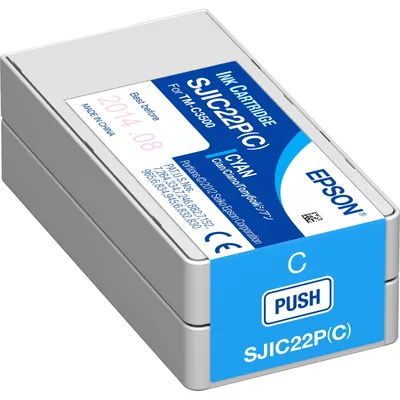 Картридж Epson C33S020602, голубой, стандартный