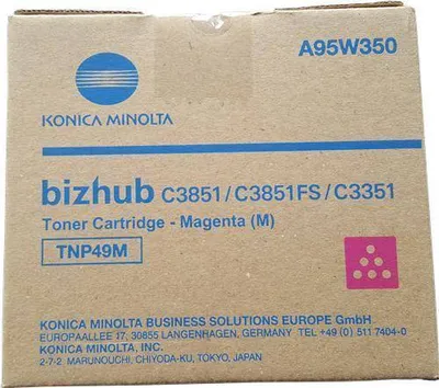 Тонер Konica-Minolta bizhub C3351/C3851 красный TNP-49M A95W350