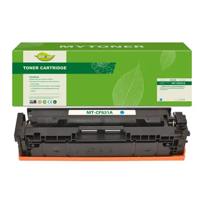 MT-CF531A Картридж MyToner, аналог HP CF531A/205A синий 0.9k с чипом  (для  прошивок  до 21.10.22)