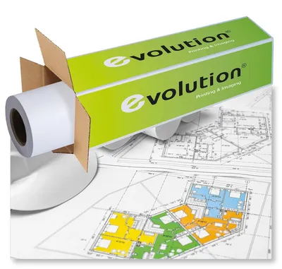 Бумага EVOLUTION  Premium EXTRA Paper 80gr 0.610х50м  втулка 2" / 50,8мм  (ex.450L90002) кратн. 4