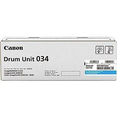 Фотобарабан Canon 9457B001, C-EXV034C, голубой, 34000стр.