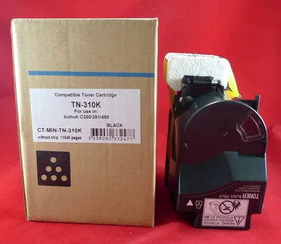 Тонер Konica-Minolta bizhub C350/351/450 TN-310K black (230г) ELP Imaging®