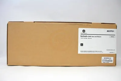 Тонер-картридж Konica Minolta A63T01H, черный, 20000 стр.