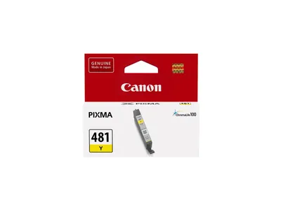 Картридж Canon CLI-481 Y, желтый, 259 стр.