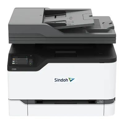 МФУ Sindoh C300 ЦВЕТ А4 принтер/копир/сканер/факс. 24 стр/мин А4 цв., 2400x600 dpi. Сканер цвет А4 до 90 изобр/мин. CPU 1ГГц, 2 Ядра, 1 Гб RAM, Ethernet, USB, Wi-Fi, старт. тонеры на 1500 отп. ч/б и цвет.